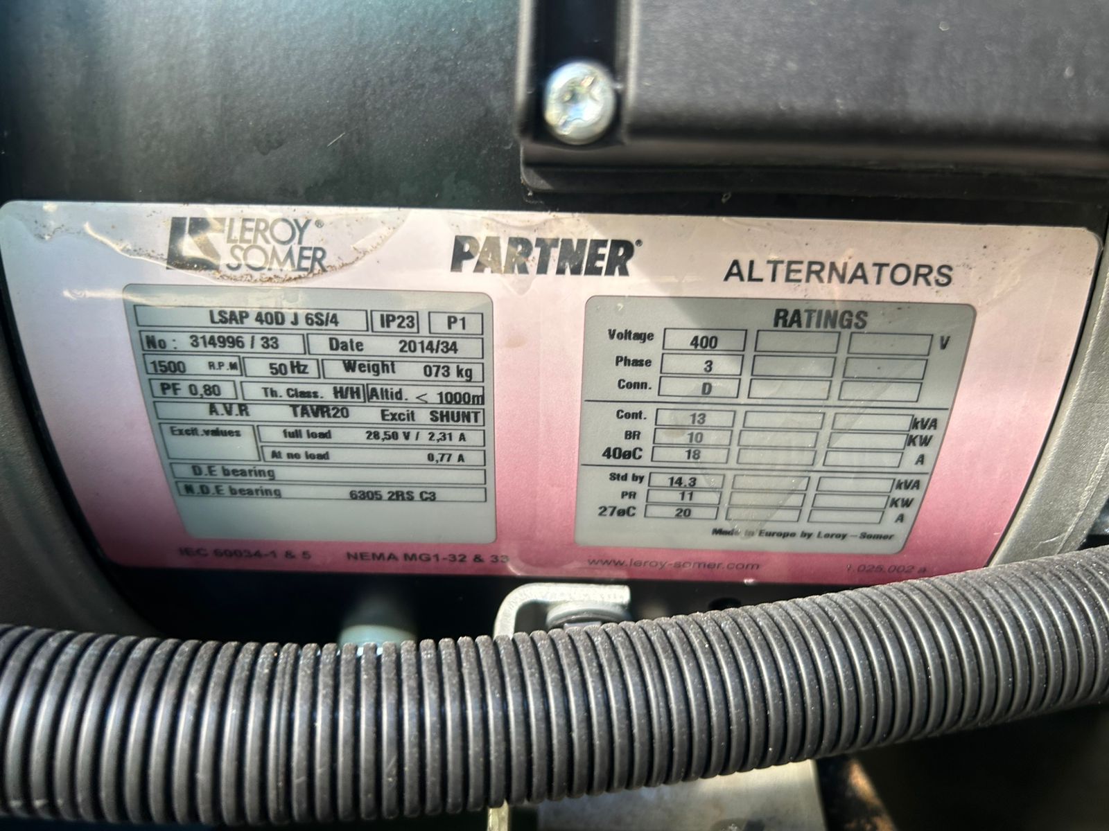 Perkins 13 KVA Generating Set - Image 10